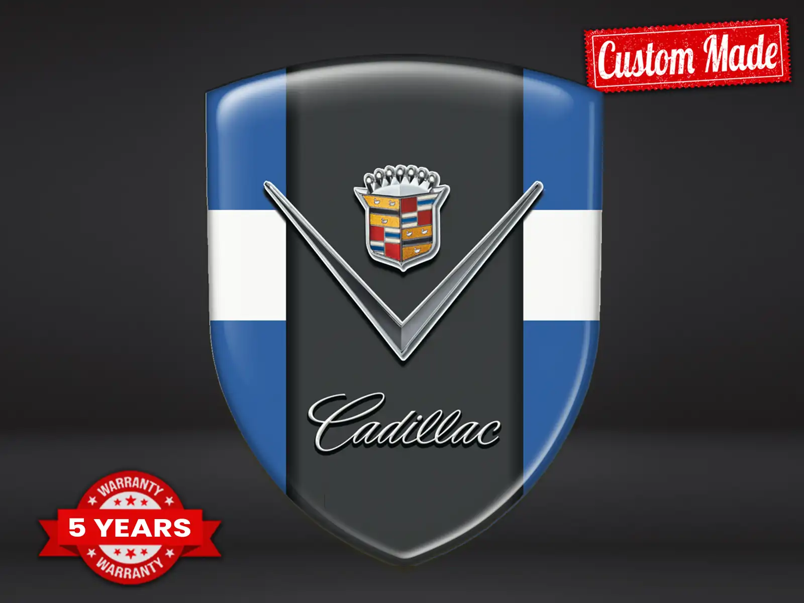 Cadillac Heckscheibensticker Exklusiv Anpassbar Pro ST